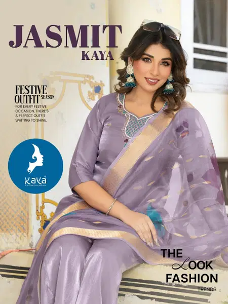 Jasmit By Kaya Roman Glass Wholesale Kurti With Bottom Dupatta Suppliers In Mumbai
